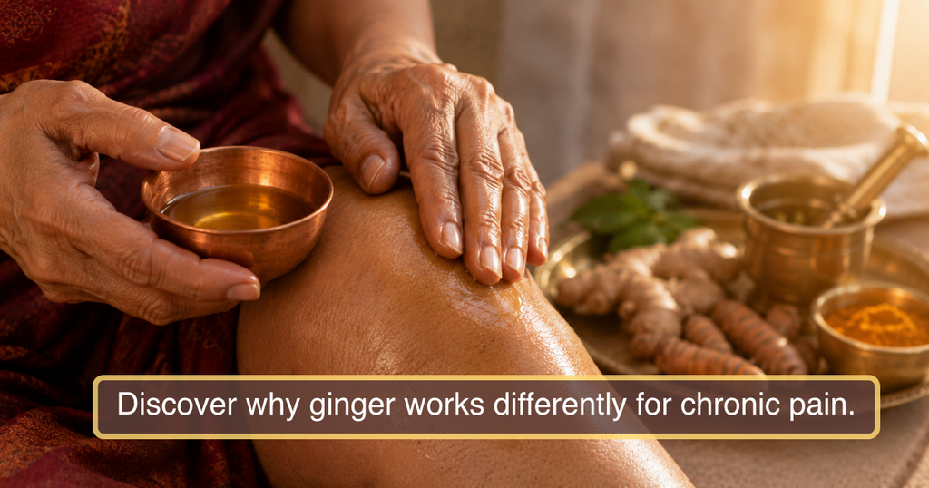 Ginger Oil for Joint Pain: Does It Actually Work? Science-Backed Guide (Ayurveda + Modern Research)