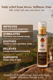 ZINGIBER OIL for Re-energizing, Pain & Stiffness Relief, Sleep Support